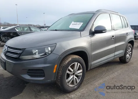 2015 Volkswagen Tiguan S из США, поврежденный, VIN WVGAV7AX1FW596411